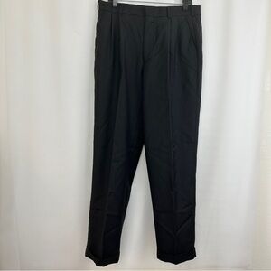 Men’s Dockers Black Pinstripe Dress Pants Size 34 x 32